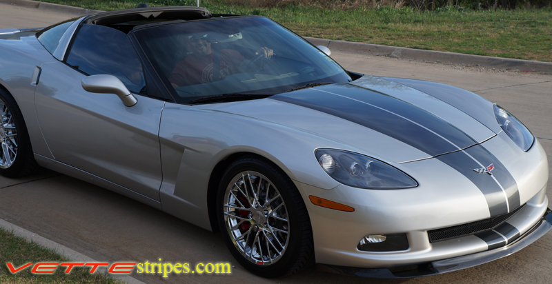 C6 Corvette Gm Full Length Dual Racing Stripe All C6s