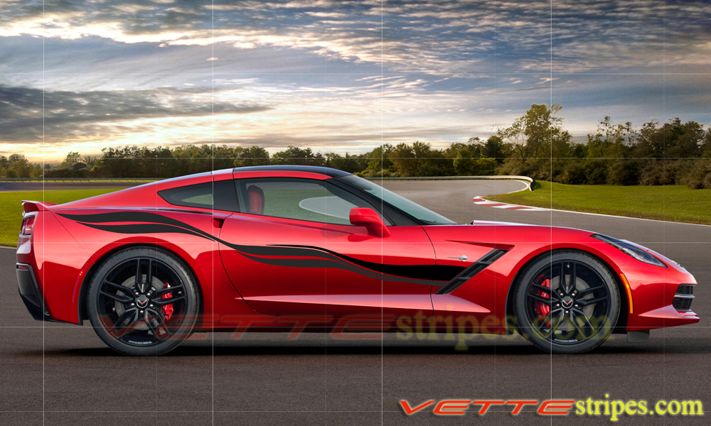 White Corvette Stingray >> C7 Corvette Stingray Side Stripes - VetteStripes.com White Corvette Stingray >> C7 Corvette Stingray Side Stripes - VetteStripes.com