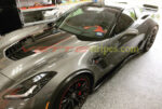 Shark grey C7 corvette Z06 with carbon flash and red ME stripes