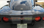 Black C6 corvette grand sport with cyber grey ME1 stripes and back rear bumper option