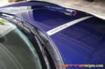 Lemans blue C6 Corvette with metallic silver hood stripe 5