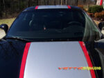 C6 Corvette Z06 Grand Sport black with silver and red ME stripe