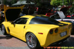 Yellow C6 Corvette Z06 Grand Sport with black ME1 stripe