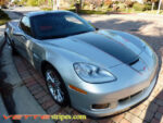 blade silver C6 Corvette Z06 with black and red ME3 stripe
