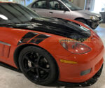 C6 Corvette grand sport fender hash mark in gloss black