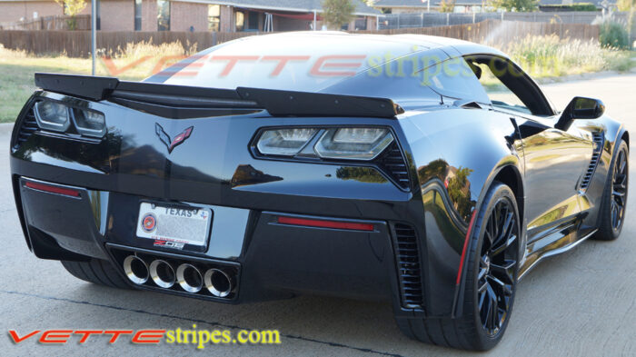 2015 C7 Corvette Z06 with carbon flash GM full racing stripe