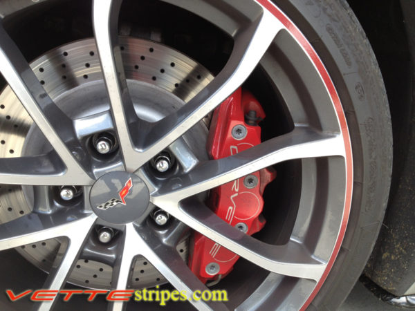 XtremeAuto Black Silver Blue Red Wheel Trim Set x 4 14 BLACK WITH RED PIN STRIPE WHEEL TRIM WLW2-F105 