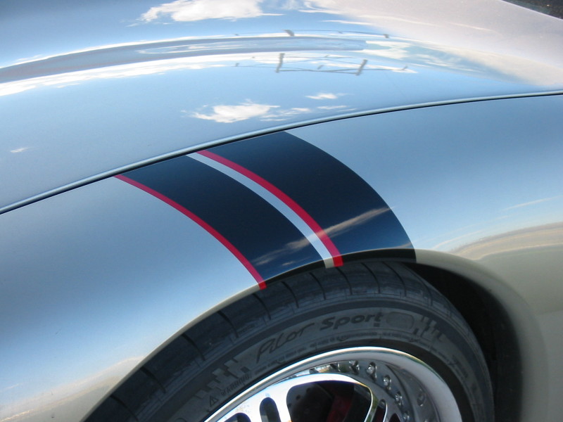 Corvette Grand Sport decals C5 carbon fiber vinyl RIGHT fender stripes 1997-2004