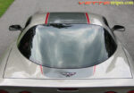 Pewter C5 Corvette coupe with medium charcoal and red ME stripe
