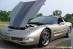 Pewter C5 Corvette with medium charcoal and red ME stripe