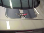 Pewter C5 Corvette with carbon fiber CE commemorative stripes