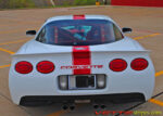 White C5 Corvette red Grand Sport stripe