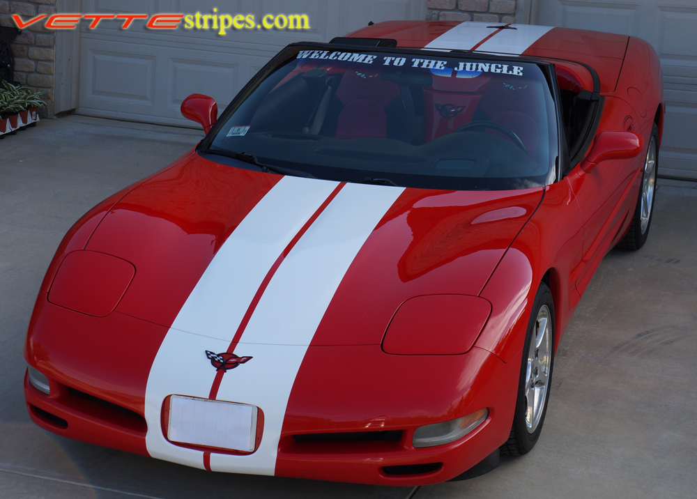 Welcome to C5 Corvette full length dual racing 3 Stripes! 