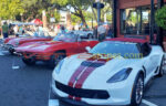 White C7 Z07 spide red convertible with spide red GM full length dual racing 2 and optional jake cutout