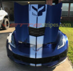 Admiral blue C7 grand sport coupe with GM racing 2 and jake option in gloss white
