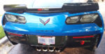 C7 Corvette rear spoiler Z06 letter decal graphic