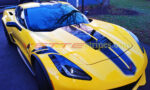 Yellow C7 Grand Sport with carbon flash and shark gray grand sport fender hash marks (1)