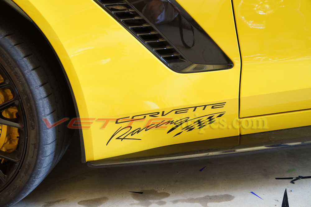 C4, C5, C6, C7, C8 Corvette Racing decals