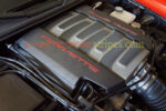 C7 corvette stingray C7 grand sport engine compartment enhancement stickers decals in 3M 1080 carbon fiber