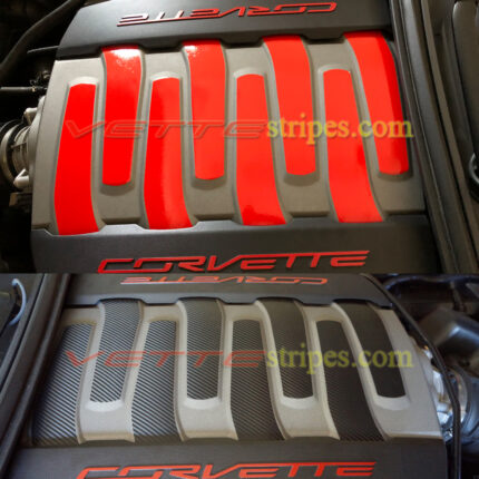 C7 corvette stingray C7 grand sport engine compartment enhancement stickers decals