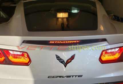 C7 Corvette 3rd brake light blackout with Stingray
