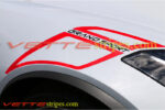 C7 Corvette Grand Sport 65 conbon fiber fender hash marks with grand sport script