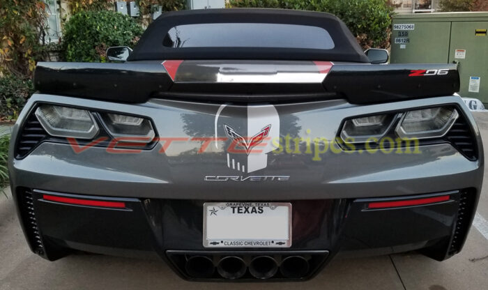 C7 Corvette rear bumber jake skull correct proportional size