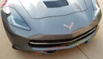 Shark Gray C7 Corvette stingray with carbon flash fangs