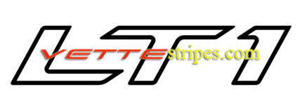C7 Stingray Grand Sport LT1 letter emblem