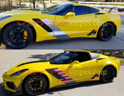 2019 C7 Corvette ZR1 C7R side stripe
