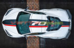 2023 C8 Corvette 70th Anniversary stripes edition