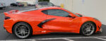 Amplified orange C8 Corvette with C8R decals