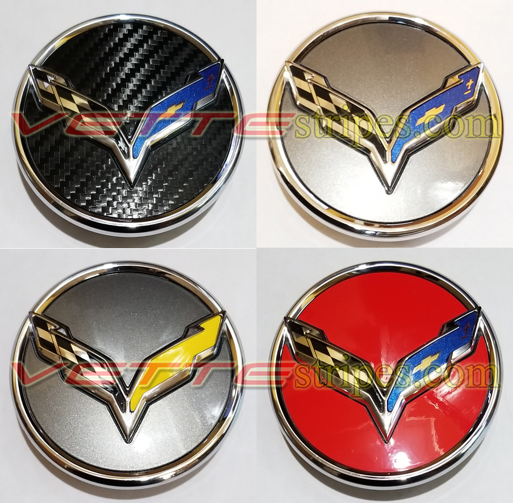 C5 corvette on sale center cap decals