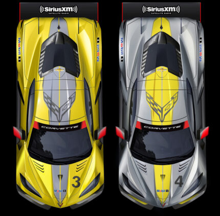 C8 Corvette C8R racing edition stripes