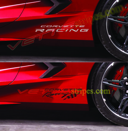 C8 Corvette Racing rear quarter panel decal
