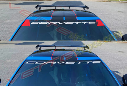 C8 Corvette windshield letters