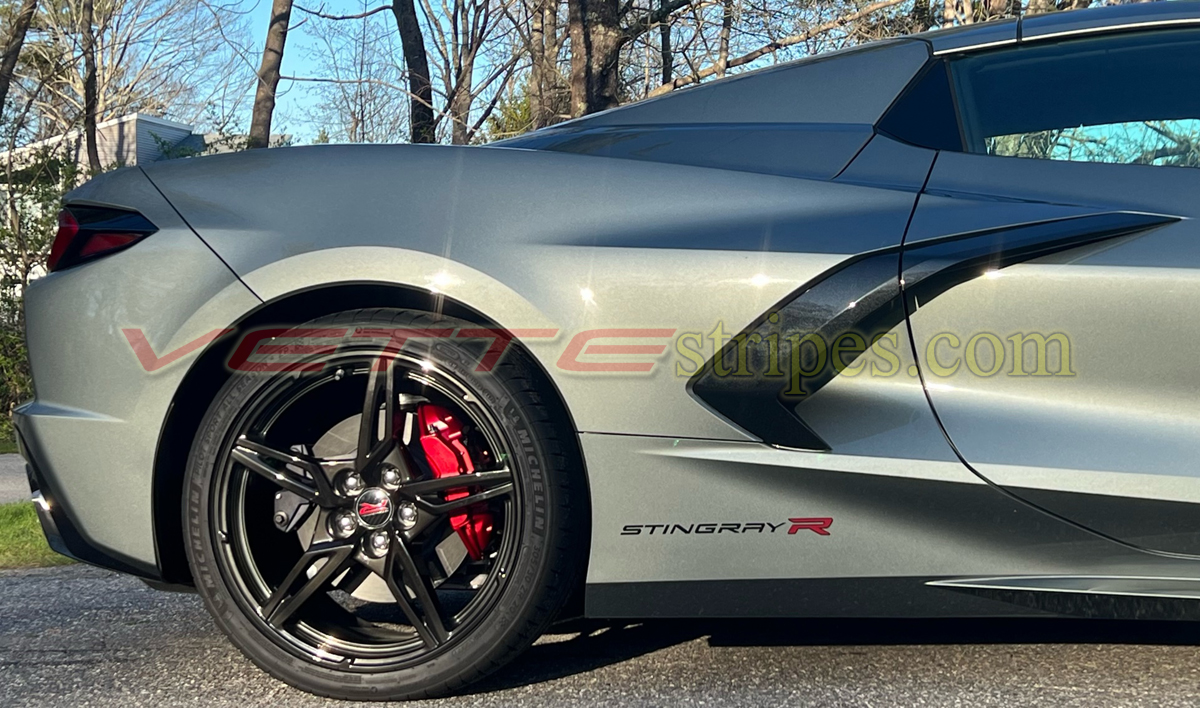 2020 2023 C8 Corvette Stingray R decal many colors