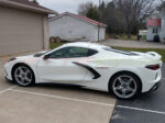 White C8 Corvette with C8 Z51 Edition decals